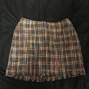 H&M Tweed Miniskirt